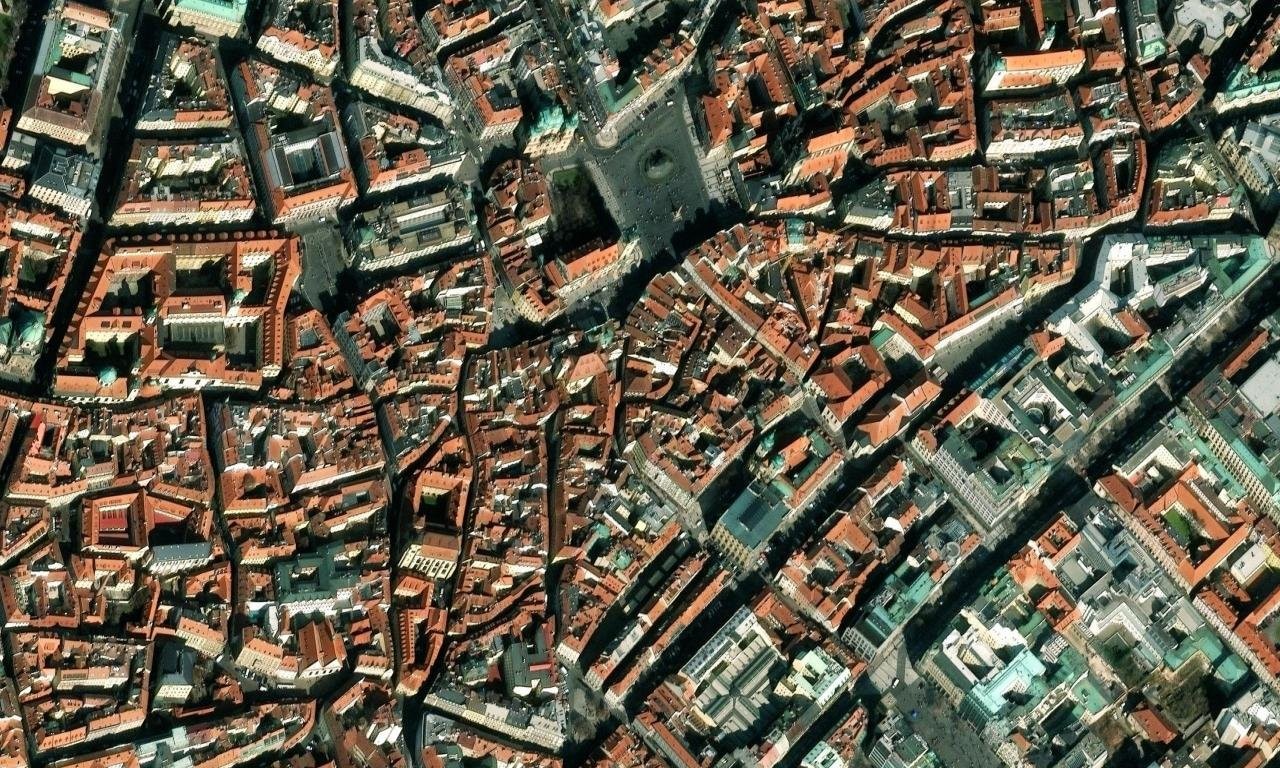 Železná – letecký pohled