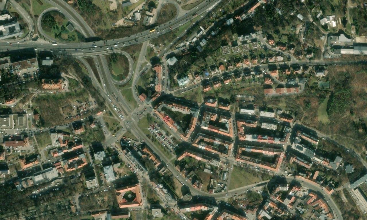 Šilboch – letecký pohled