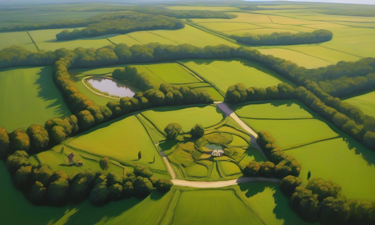Arboretum Borotín – aerial