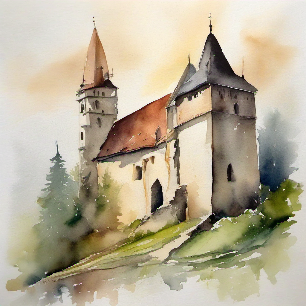 Branská 56 – akvarel