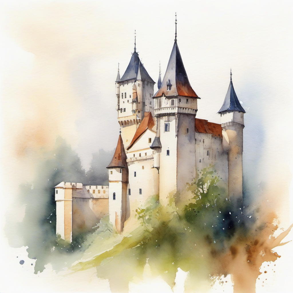 Dlouhá 6 – akvarel