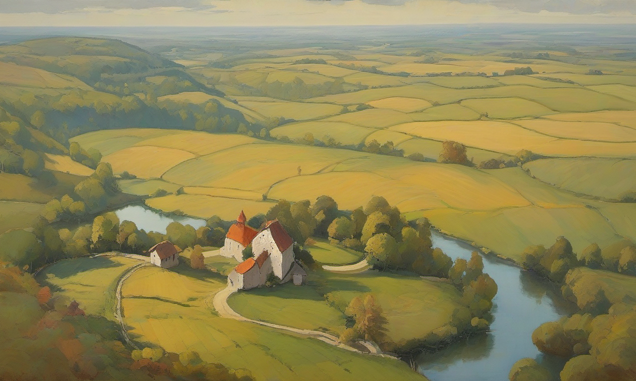 Kadaňská radnice – aerial
