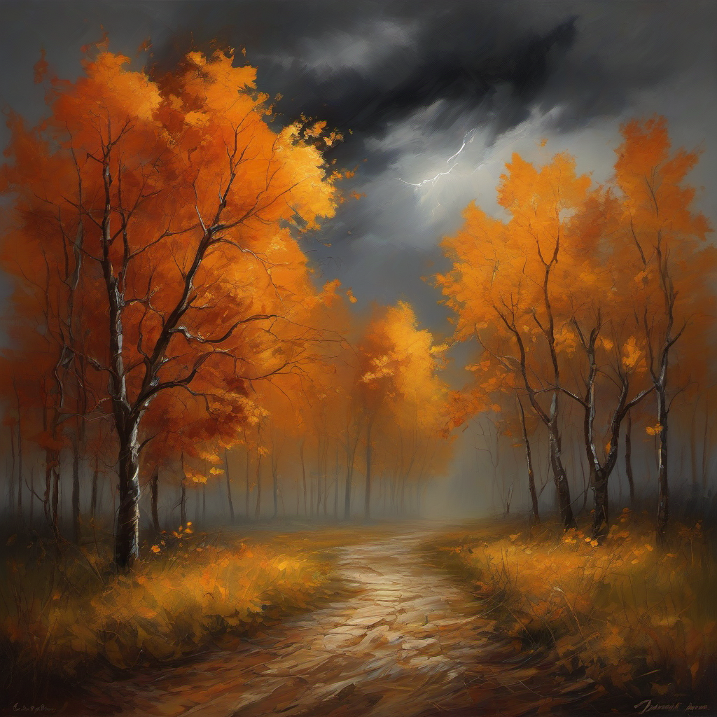 kaple Nejsvětější Trojice u Děrného – autumn