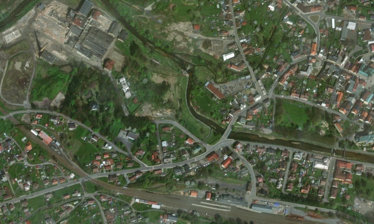 Kostel svaté Maří Magdaleny (Větrov) – letecký pohled