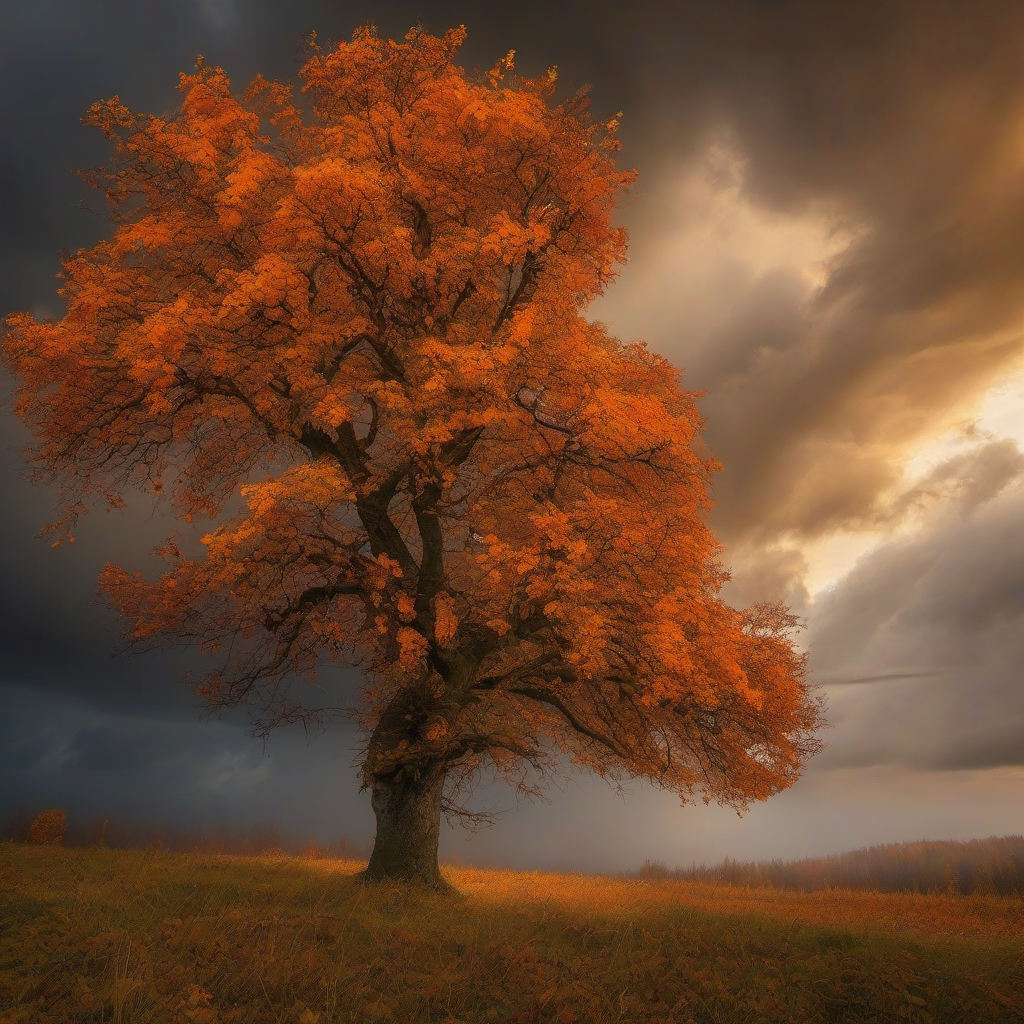 kostel svatého Floriána (Černovice) – autumn