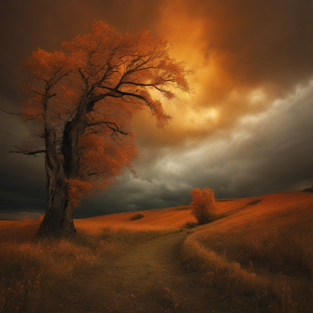 Kostel svatého Matouše (Hať) – autumn
