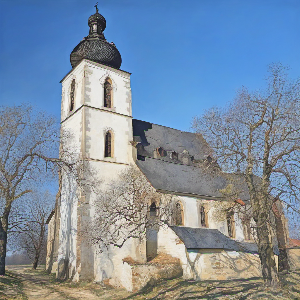 Kostel svatého Vavřince (Kaňk) – historical