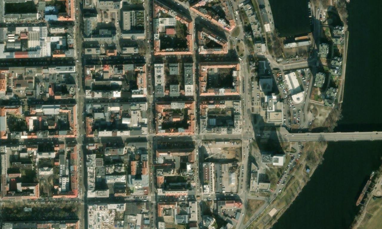 Kulturní dům Domovina – letecký pohled