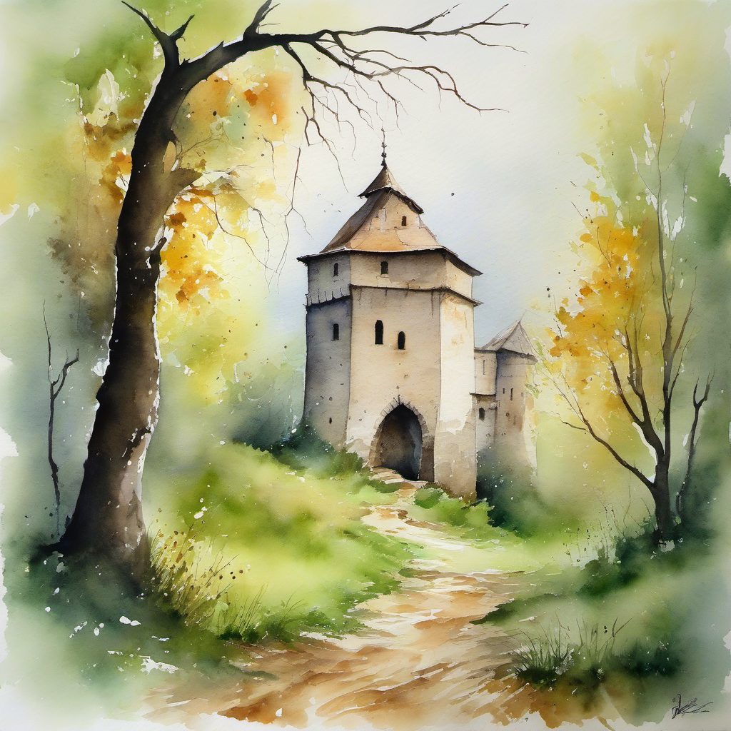 Opatovická – akvarel