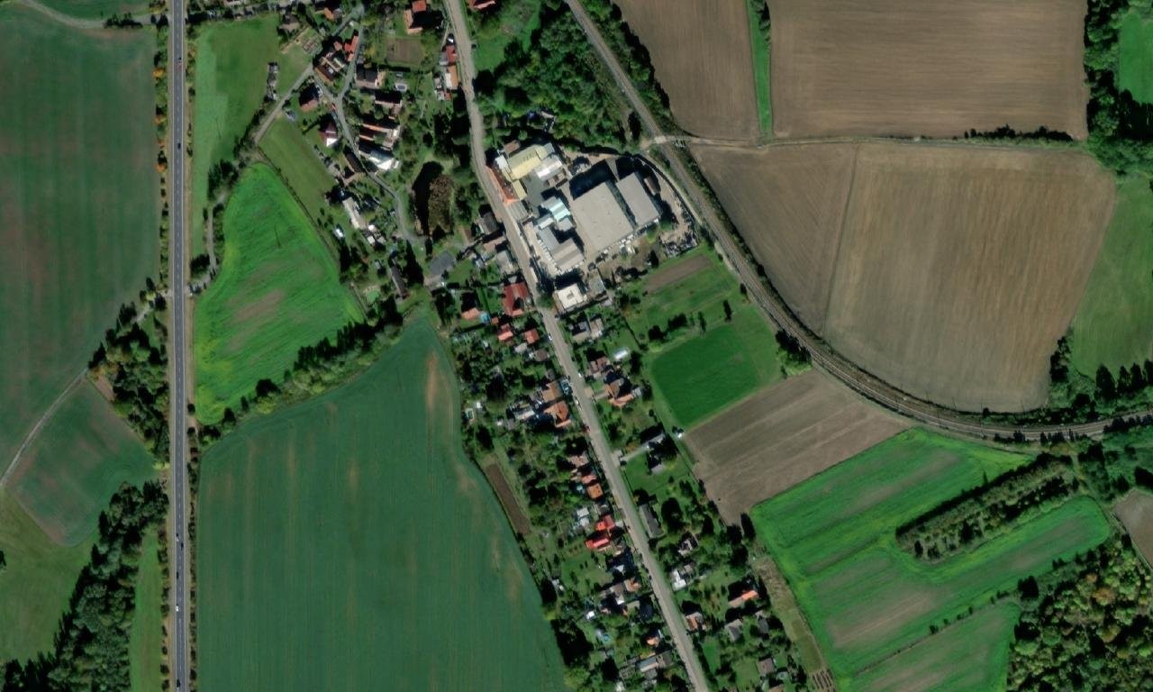 Ráj – letecký pohled