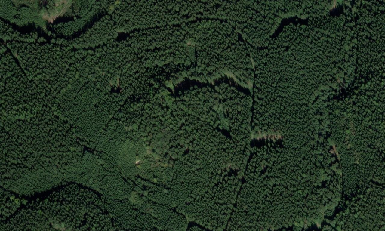 Suchá (hrad) – letecký pohled