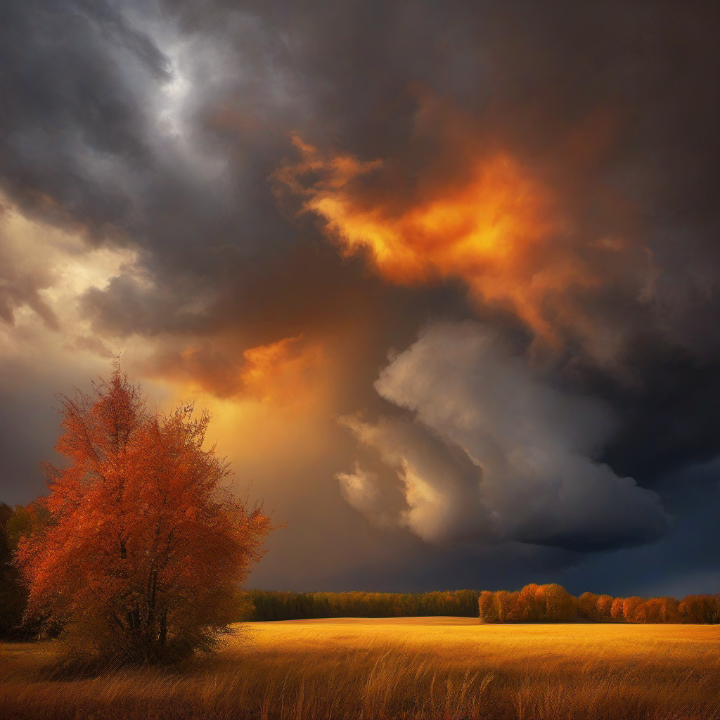 Zámek Těchobuz – autumn