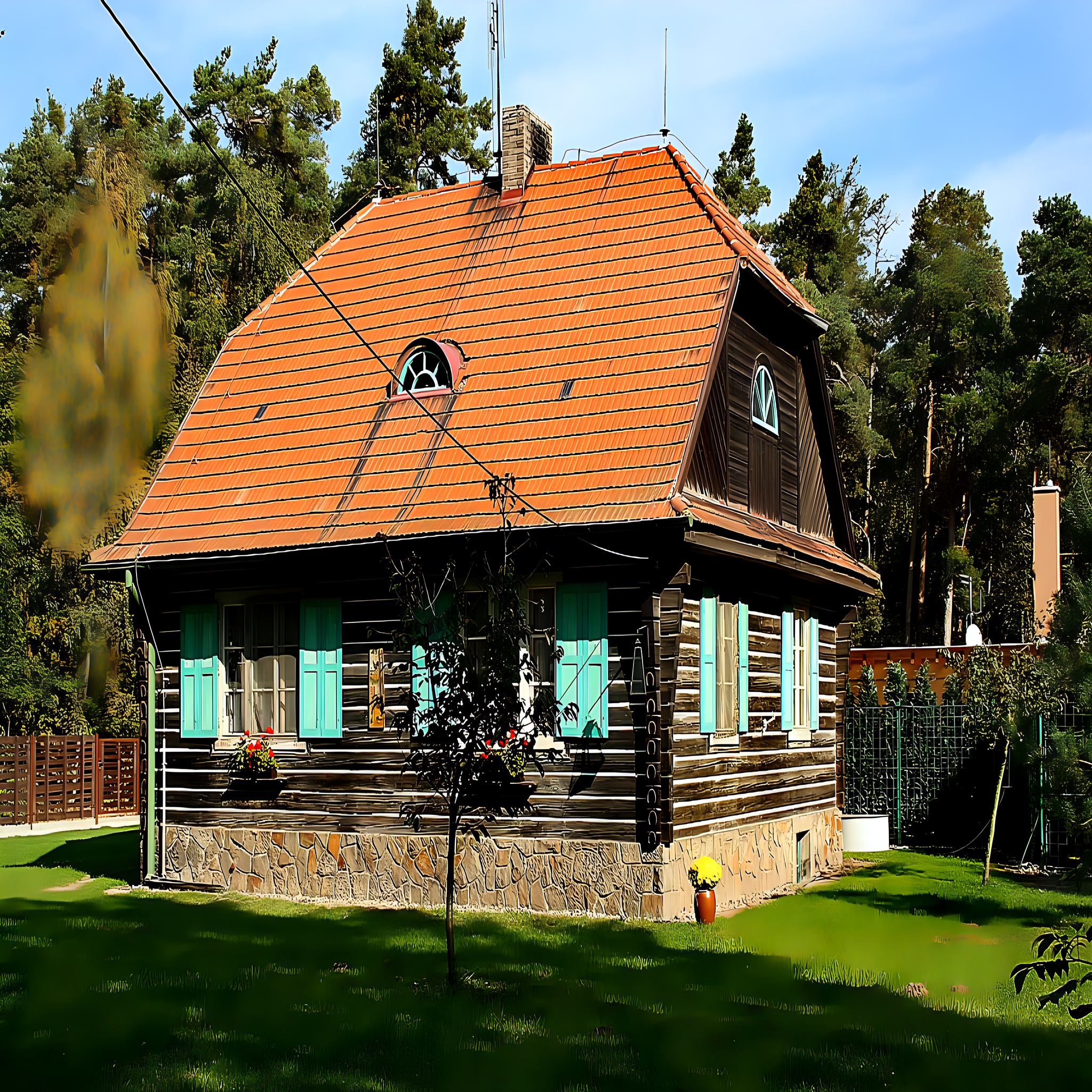 
<span>Bývalá myslivna</span>
