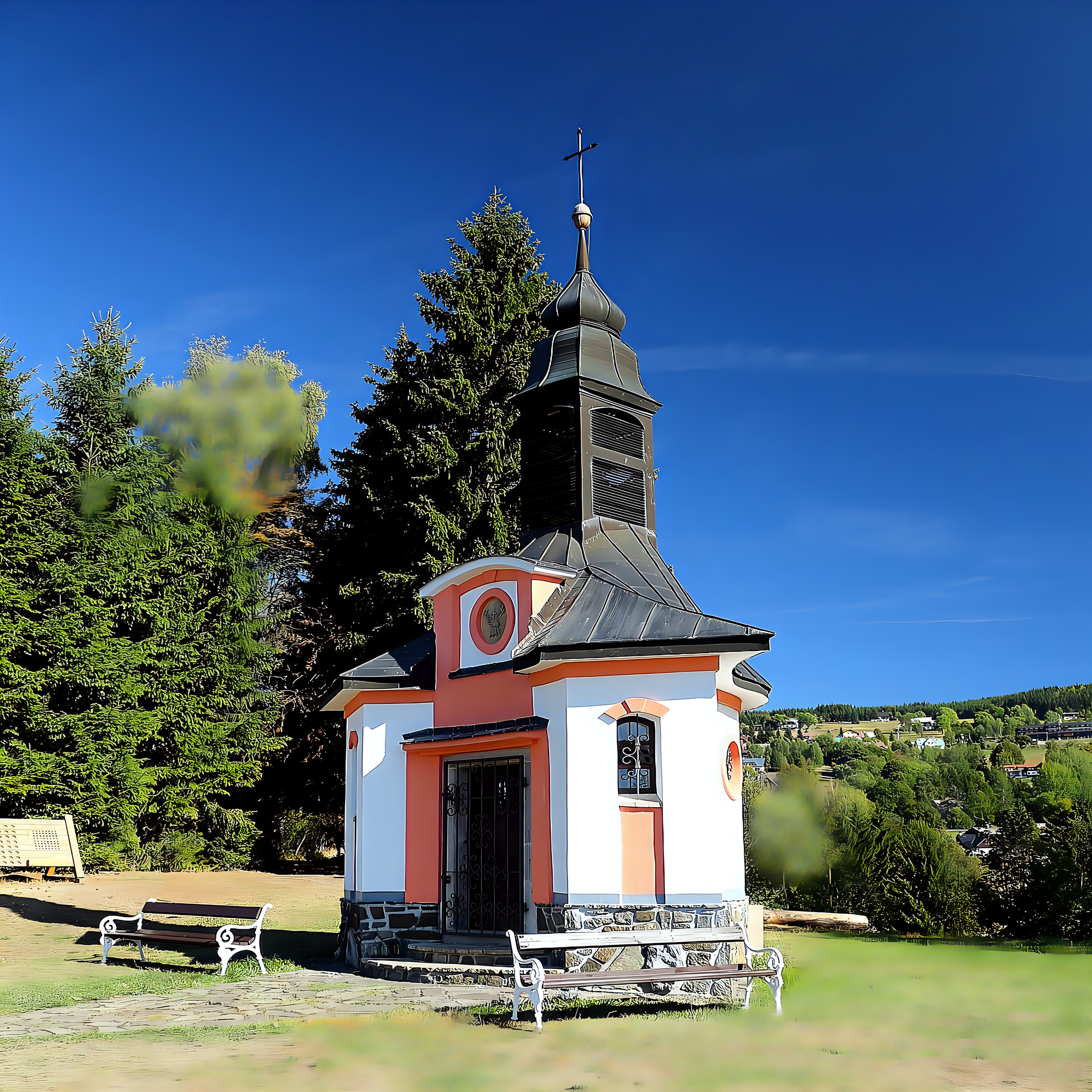 
<span>kaple svatého Huberta (Benecko)</span>
