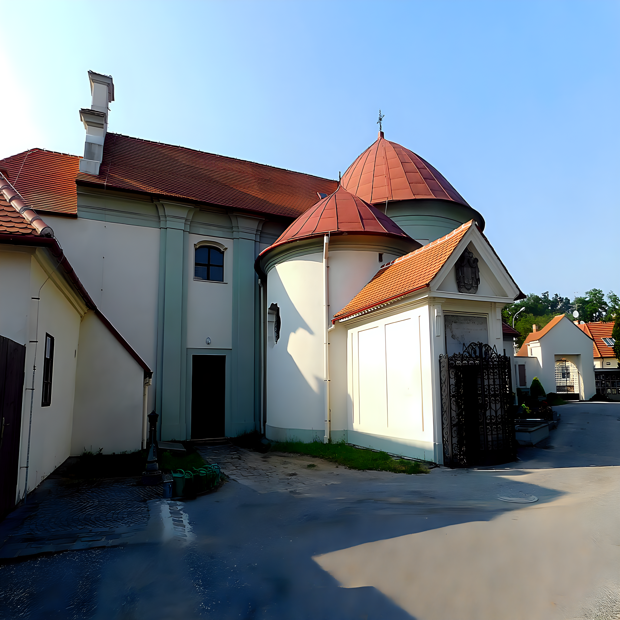 
<span>kaple svatého Jana Křtitele ve Slavkově u Brna</span>
