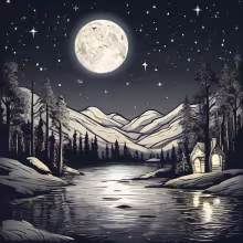 Brána svatého Martina – noc