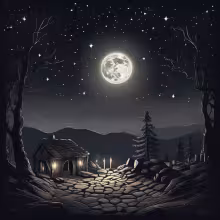 Církvice – noc