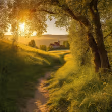 Kostel svaté Maří Magdaleny (Větrov) – summer