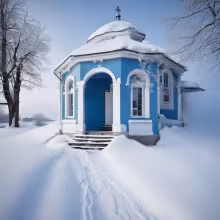 Kostel svatého Havla (Chotýšany) – winter