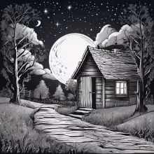 kostel svatého Jiří (Horní Slavkov) – noc