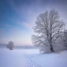 Kostel svatého Jiří (Třebovice) – winter