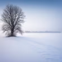 kostel svatého Jiří v Dobranově – winter