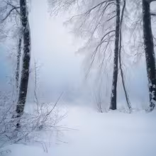 Kostel svatého Mikuláše (Choteč) – winter