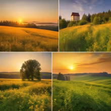 Kostel svatého Prokopa (Touchořiny) – summer