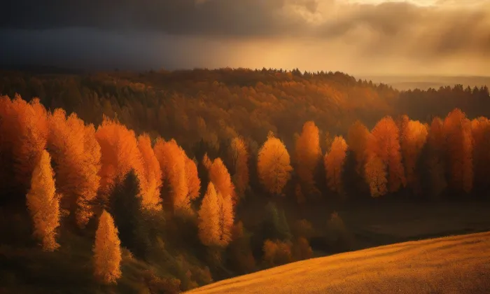 Částkov – autumn