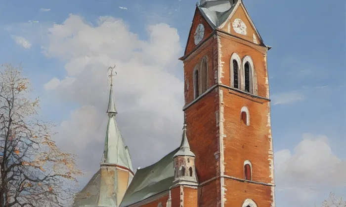Červený kostel v Teplicích – historical