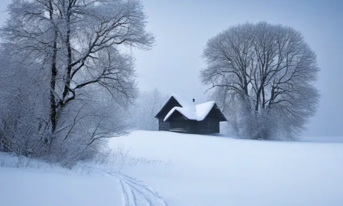 Červený kostel ve Varnsdorfu – winter