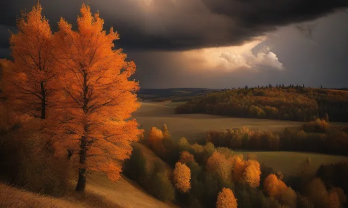 Biskupská rezidence v Hradci Králové – autumn