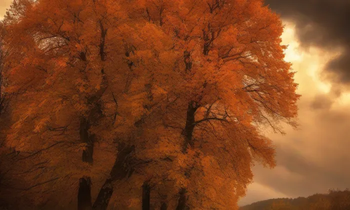 Boží muka se sousoším Piety – autumn
