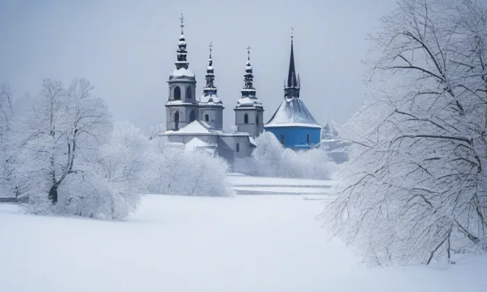 Bohatická rychta – winter