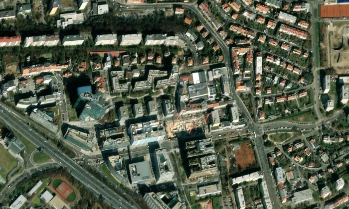 Brumlovka – letecký pohled