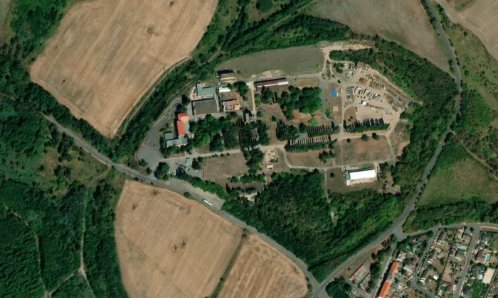 Důl Koh-i-noor II – letecký pohled