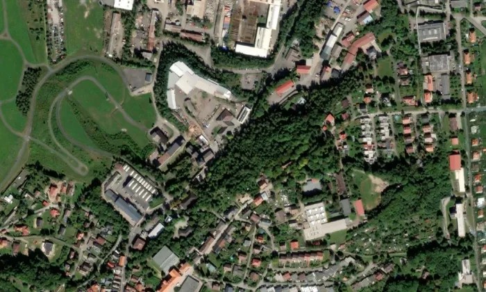 Důl Vojtěch – letecký pohled