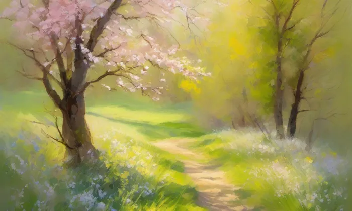 Děvín – spring