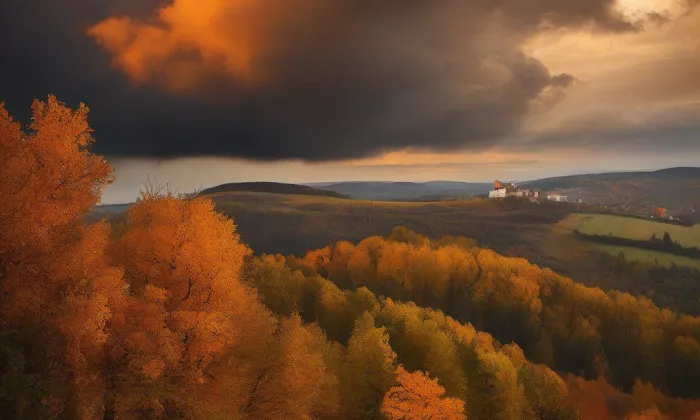 Dvorec – autumn