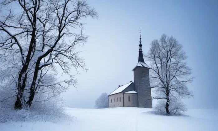 Dvorec – winter