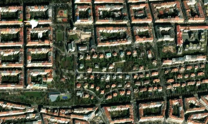 Dykova 4 – letecký pohled