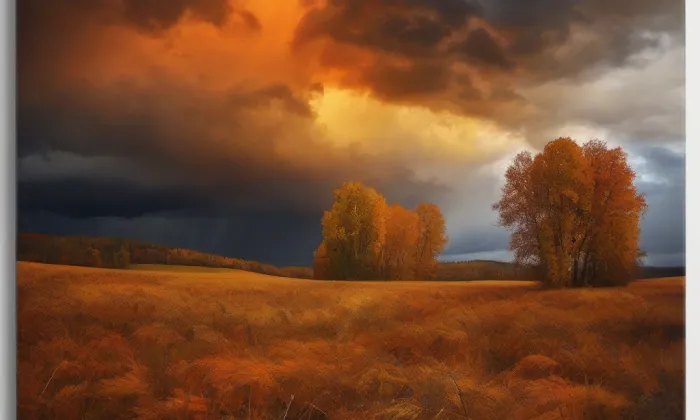 evangelický kostel v Hrabové – autumn