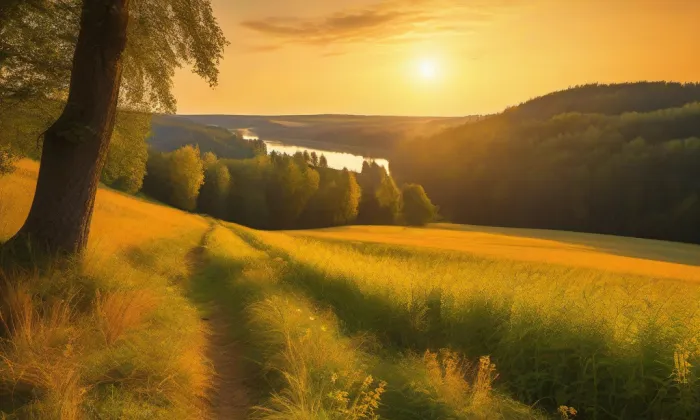 evangelický kostel v Libčicích nad Vltavou – summer