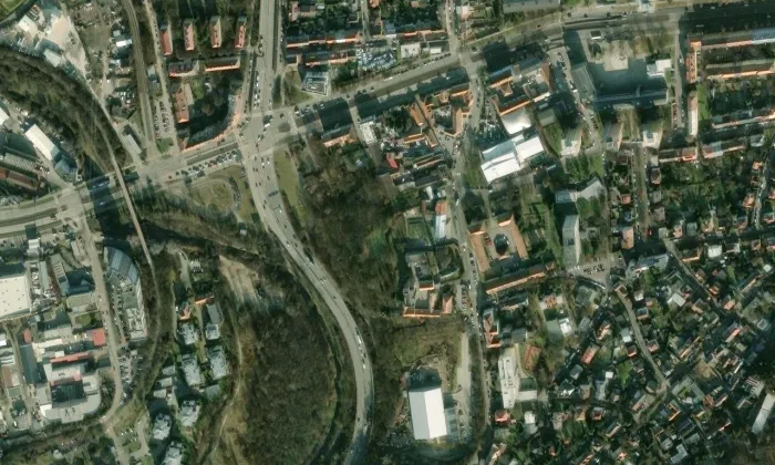 Hloubětín – letecký pohled