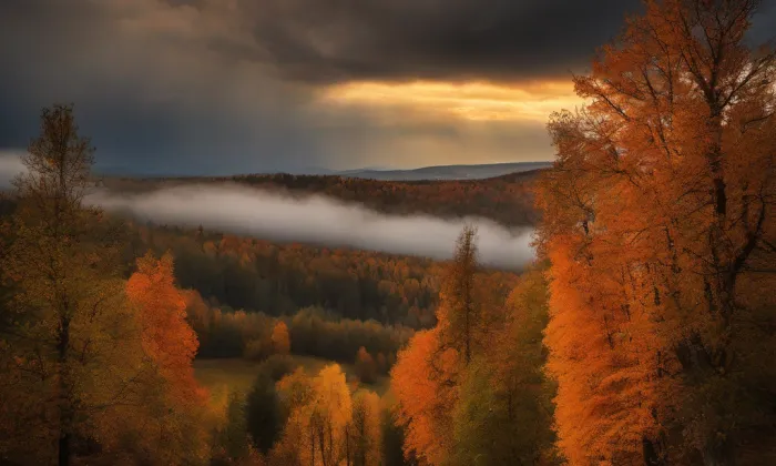 hrad Ledenice – autumn