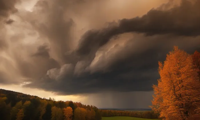 Husův sbor v Úpici – autumn
