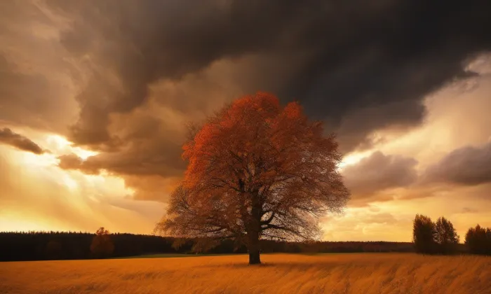 Jiráskovy sady (Nusle) – autumn