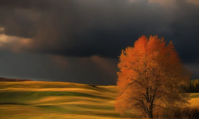 Kamenný hřbitovní most – autumn