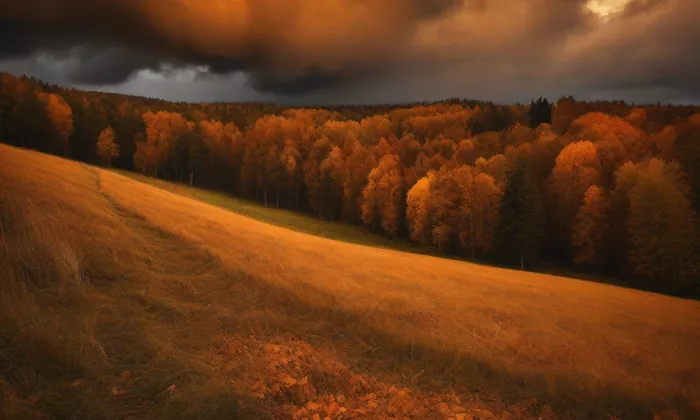 kaple Anděla Strážce (Čtveřín) – autumn
