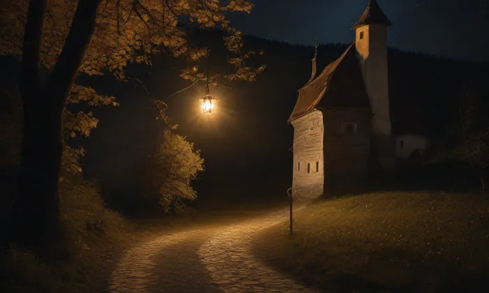 kaple Apoštolů – noc